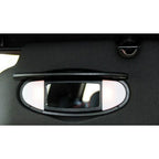 Black Mirror Cover Sun Visor for BMW Mini R55 R56 R60 (2007-2014)