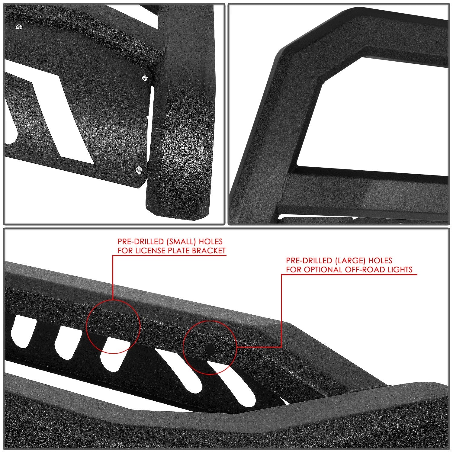 J2 Front Bumper Grille Brush Guard Push Bar for Dodge Ram 1500 2500 3500 (2002–2009)