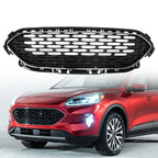 Front Bumper Grille for Ford Escape (2020–2022) Chrome Black Trim