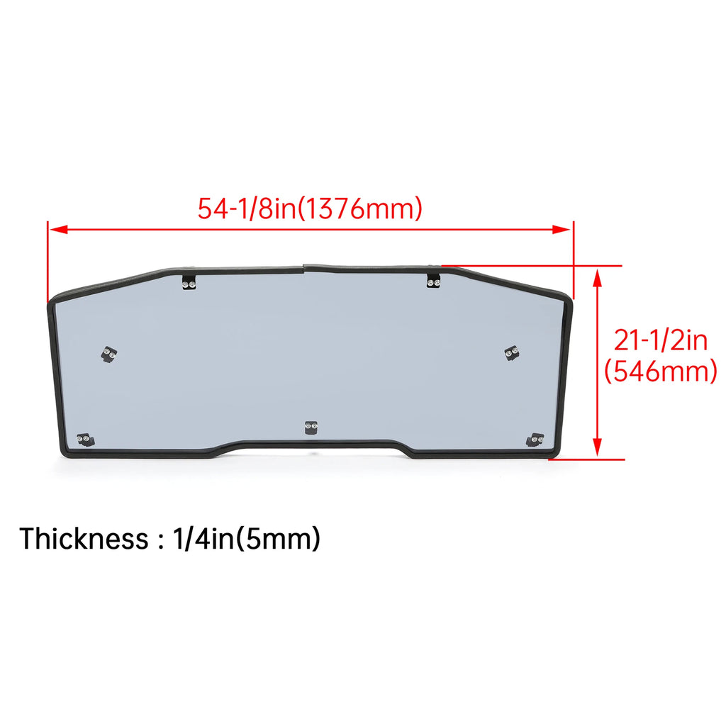 Tinted Rear Windshield for Can-Am Defender HD / MAX HD (2016–2023)