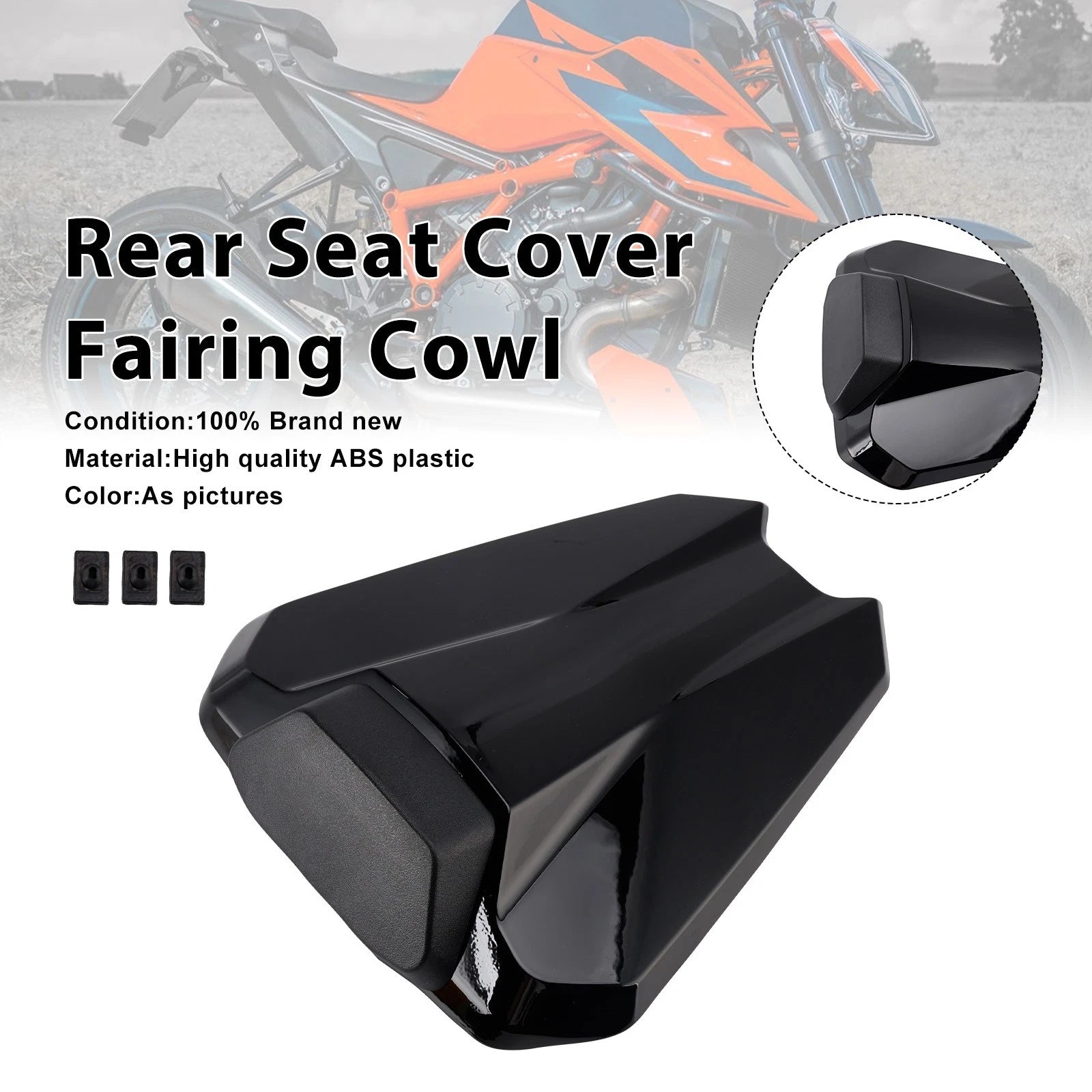 Rear Pillion Seat Cover Fairing Cowl for KTM 1290 Super Duke R (2020–2023)