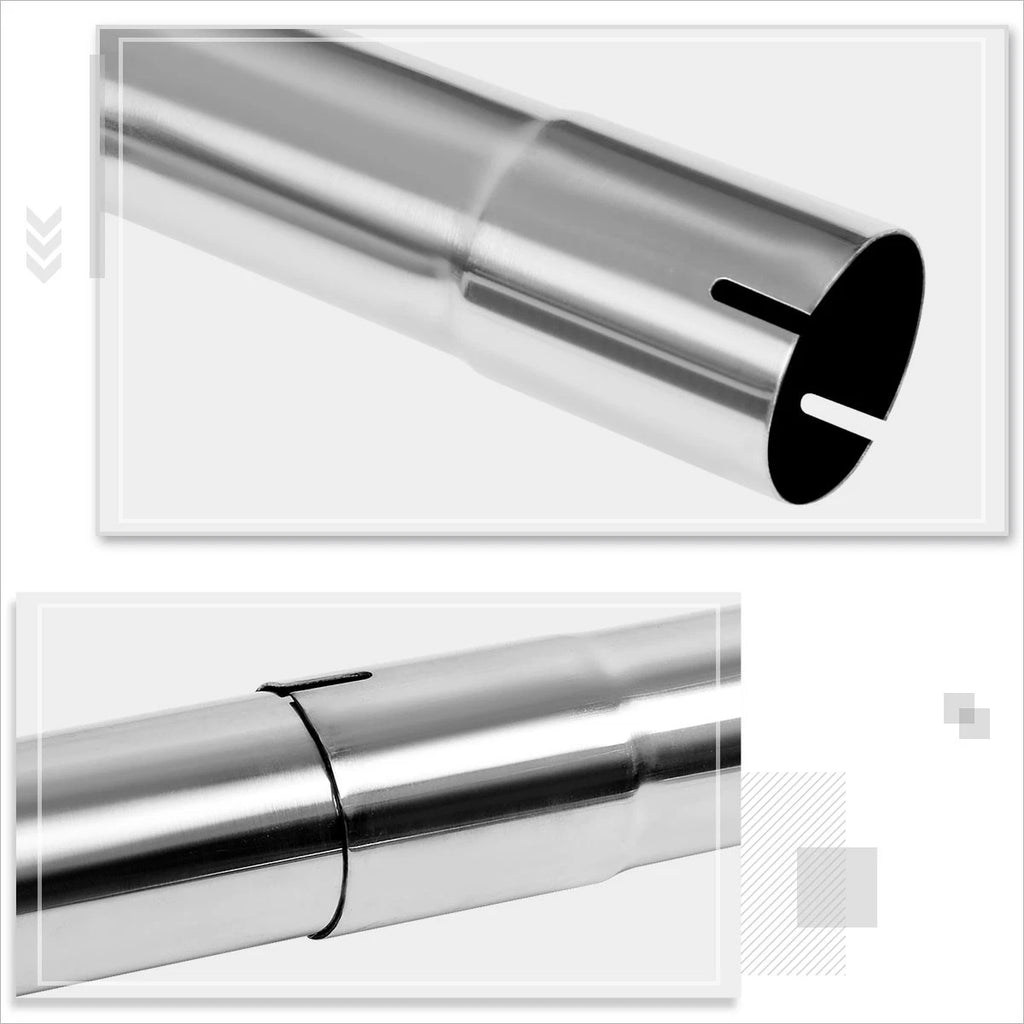 Set of 16 Exhaust Piping Kit for DIY (2.25" OD, Straight, 45 & 90 Degree)
