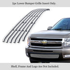 Stainless Silver Tubular Grille for Chevy Silverado 2500/3500 (2007-2010)