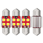 Set of 4 DE3175 31MM LED Interior Bulbs for Car Truck