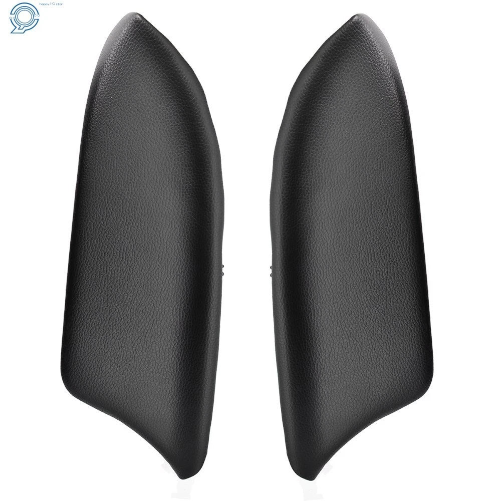 Set of 2 Door Panel Armrests for Honda Accord Sedan (2008–2012) Leather Black