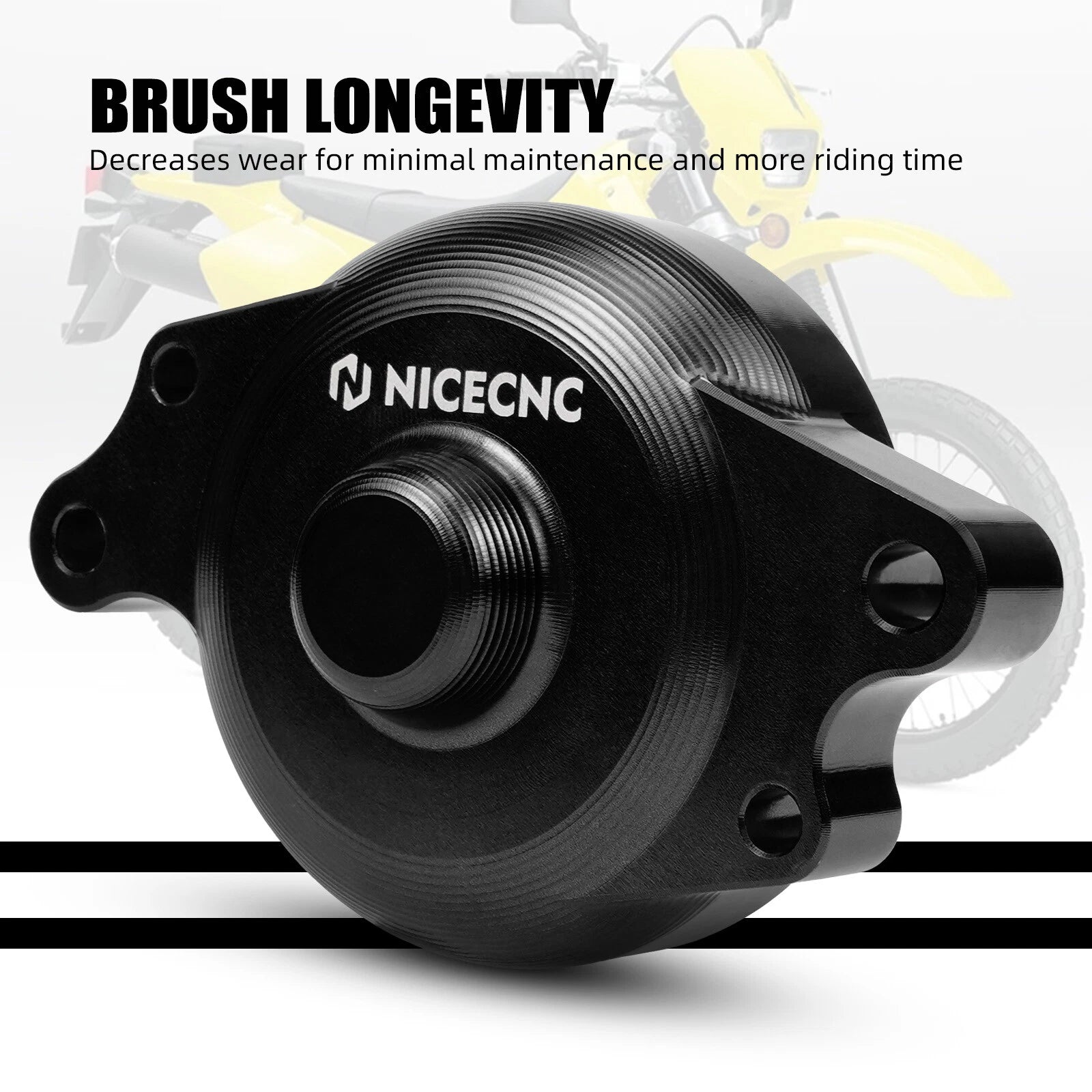 NICECNC Aluminum Starter Motor End Cover for Suzuki DR650SE (1996–2023)