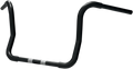1X Fat Ape Hanger Handlebar for Harley (TBW, 12", Black, 300830)