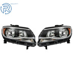 Headlights Set of 2 Clear for Chevy Colorado (2015–2022) Halogen