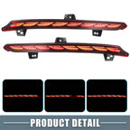 2X Rear Bumper Reflector LED Brake Turn Signal Light for Honda Accord (2018–2022)