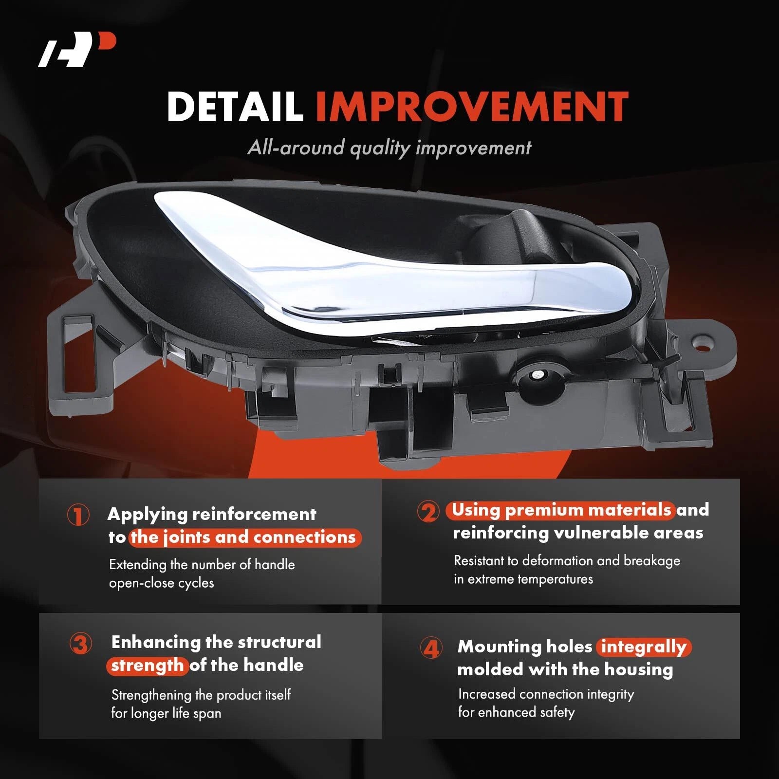 Chrome Interior Door Handle for Nissan Sentra (2013-2019)