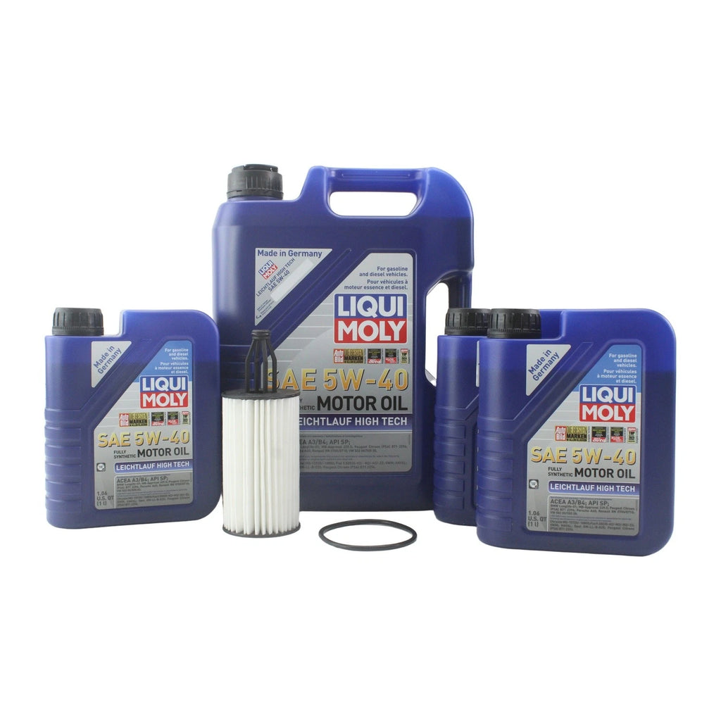 Oil Change Kit for Mercedes S550 (2007–2018) - 8L Liqui Moly 5W40, Mahle