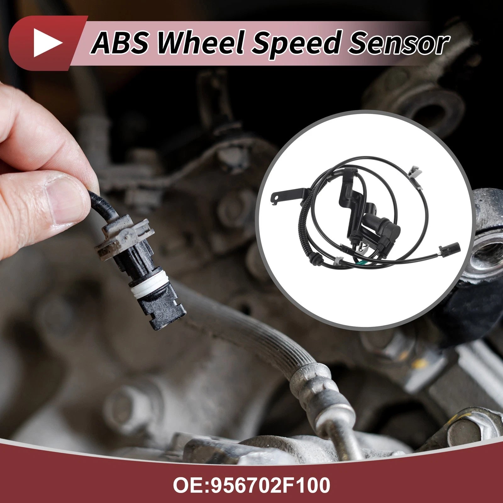 ABS Wheel Speed Sensor No. 956702F100 for Kia Spectra (2000–2009)