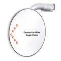 Peep Mirror with LED Turn Signal for Universal Stainless Steel (4 inch)