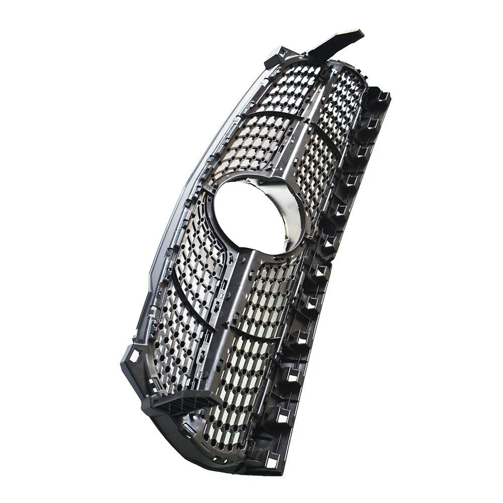 Front Bumper Grill for Mercedes Benz R117 (2014–2016) 13 Black Plastic