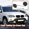 Pair Front Bumper Tow Hook Cover Caps for BMW X5 (2006–2010) 51117159589 51117159590