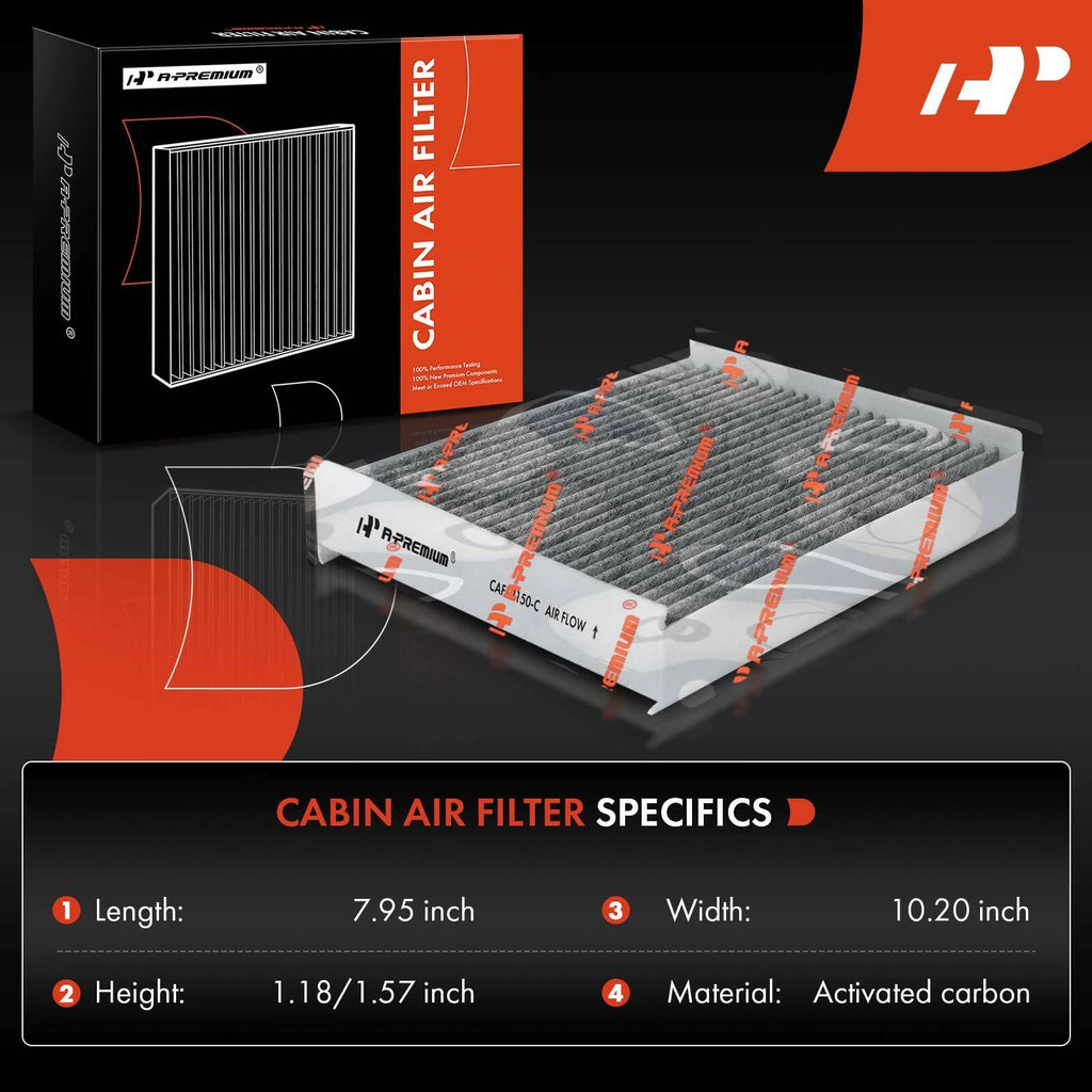Activated Carbon Cabin Air Filter for Ford F-150, Expedition (2015–2022)