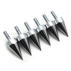 Set of 4 Universal Chrome Motorcycle Spike Bolts for Windscreen Fairings