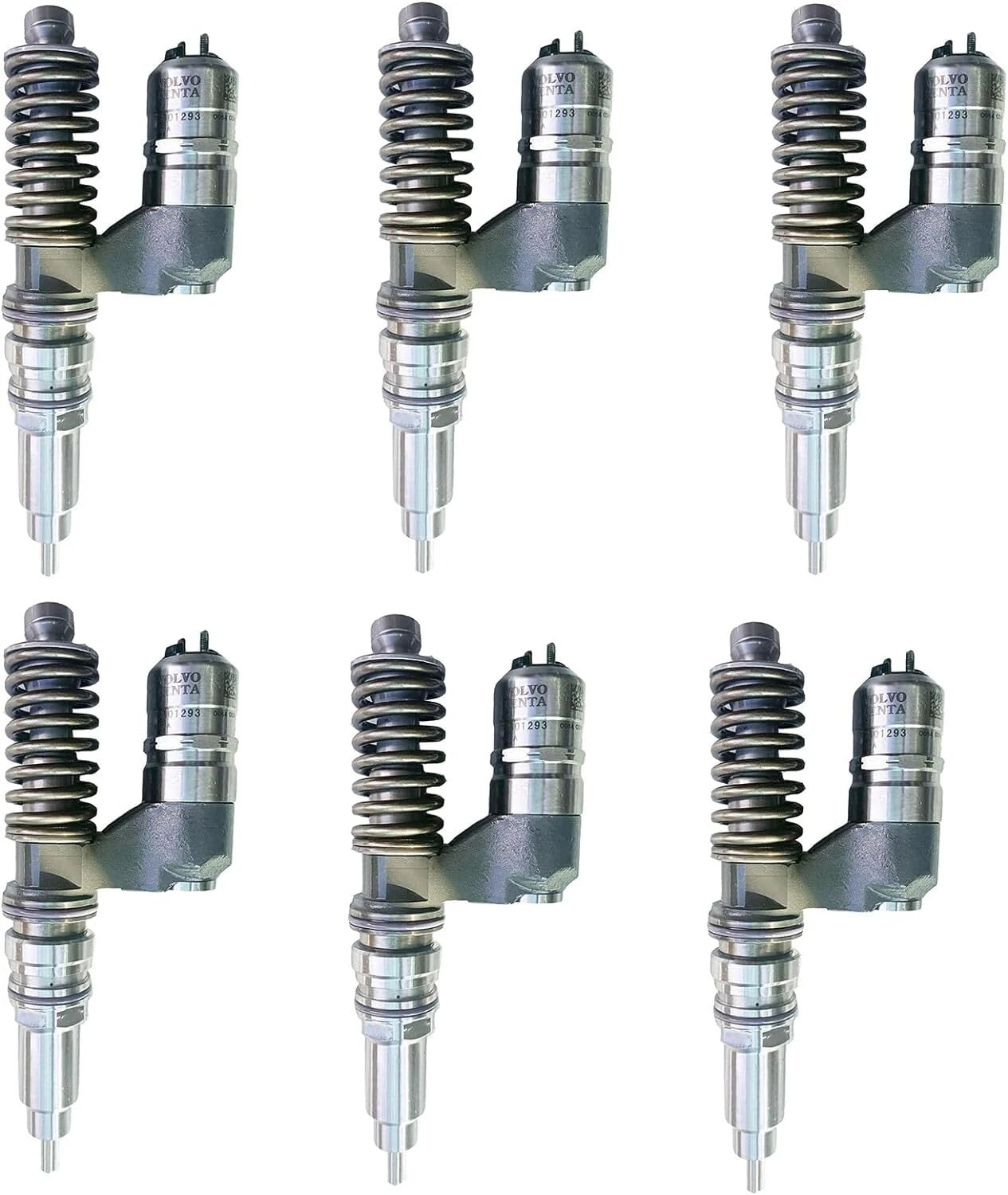 Set of 6 Fuel Injectors 0414702016 3801293 for Volvo Penta TAD1240 (Diesel)