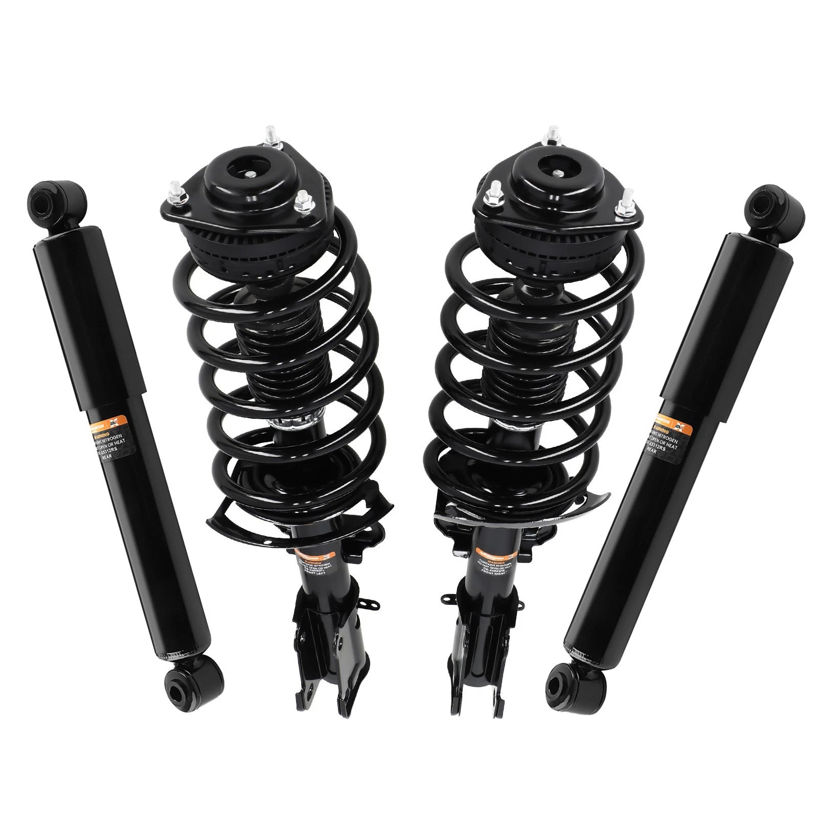 Set of 2 Front Rear Shock Strut Absorbers for Chrysler Town & Country (2011–2016)