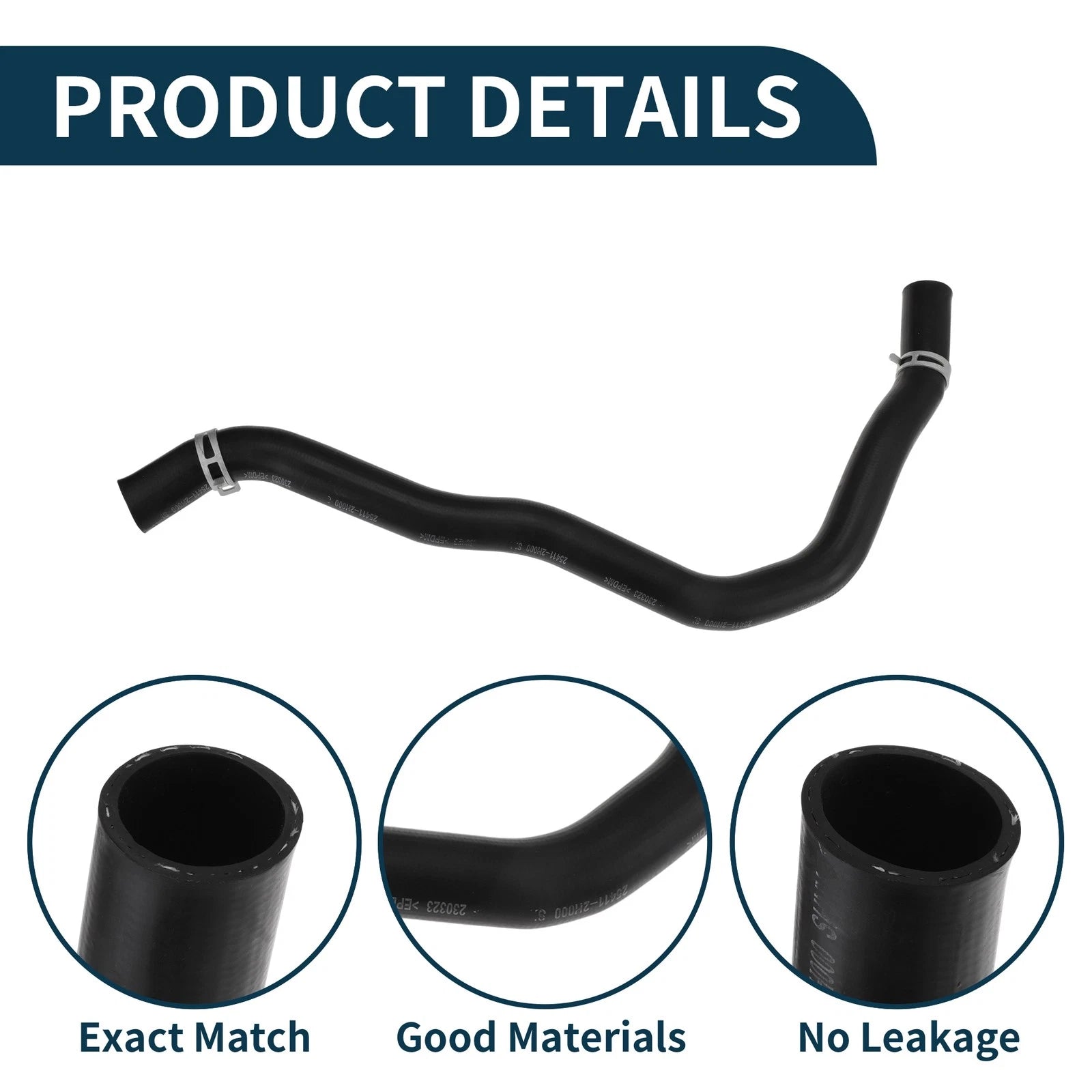 Radiator Hose for Hyundai Grandeur (2005–2010) No. 254111M000