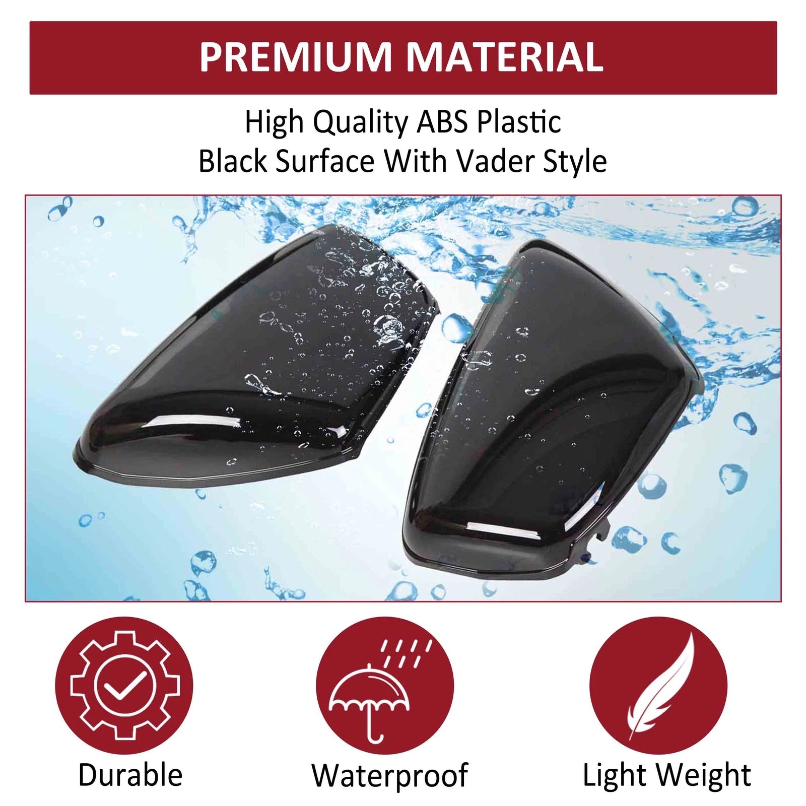 Left & Right Battery Side Covers for Yamaha XV Virago (1984–2000)