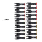 20 Pack Extra Long Titanium Oscillating Saw Blades for Multitools
