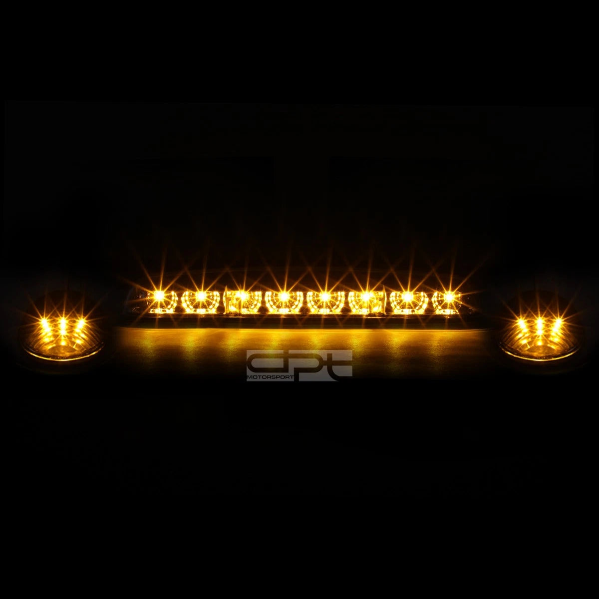 3Pcs Yellow LED Cab Roof Running Light for Silverado Sierra (2002–2007)