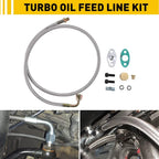 Oil Feed Return Line Drain Hose Kit for T3 T4 T60 T70 Turbo