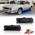 Smoked Lens Front Fender Side Marker Lights for Chevy Monte Carlo SS (1981–1988)