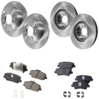 Brake Disc and Pad Kit for Kia Optima (2015) - Front & Rear Ceramic Pads