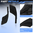 Set of 2 Windshield Cowl Replacement for Toyota Prius C (2012–2018) 53867-52150