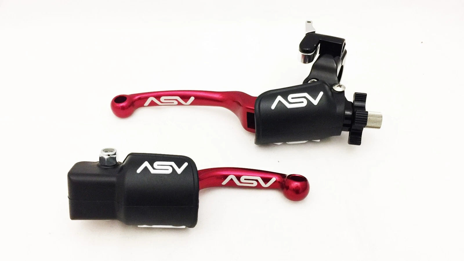 ASV F3 Front Brake Clutch Perch Levers Set of 2 Red for YZ450F YZ250F (2006–2023)