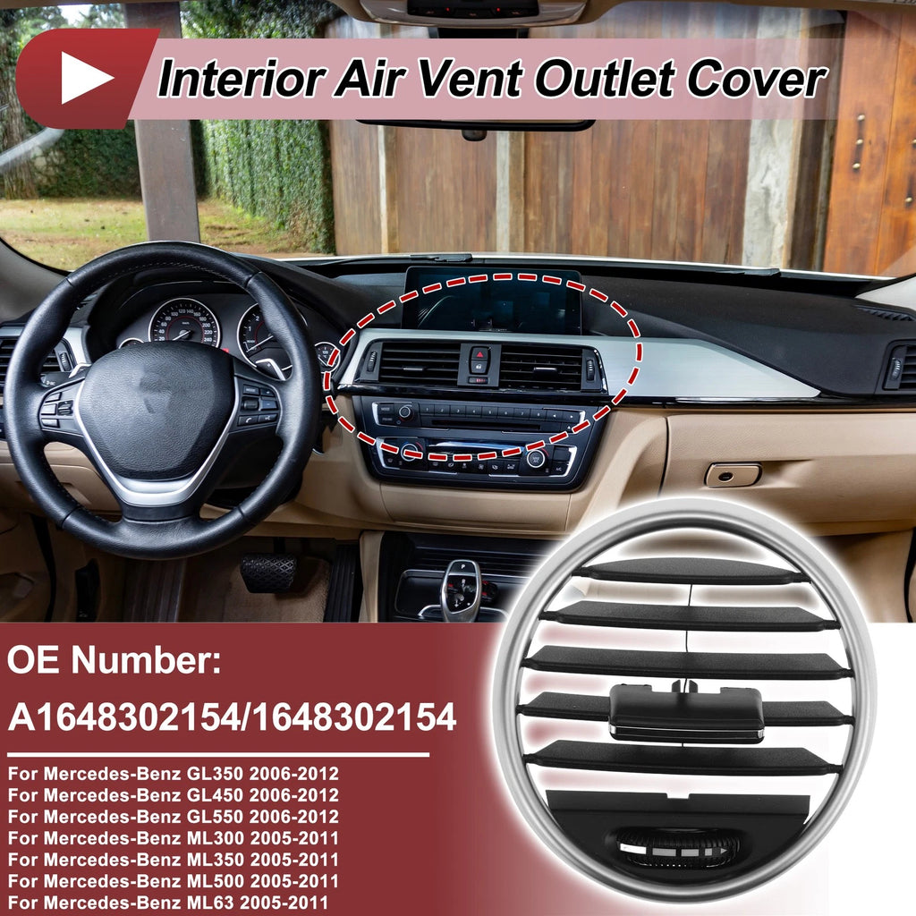 Center Console AC Air Vent Grille No.1648302154 for Mercedes-Benz GL350 (2010–2016)