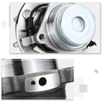 Front Wheel Hub Bearing Assembly w/ABS Sensor for Express Savana 3500 4500 (2003–2017)