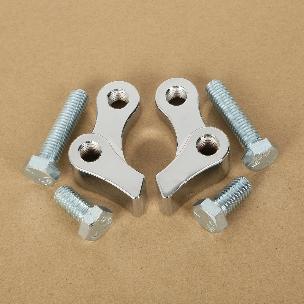 Chrome 1" Adjustable Lowering Kit for Harley Dyna Super Wide Glide (1995–2005)