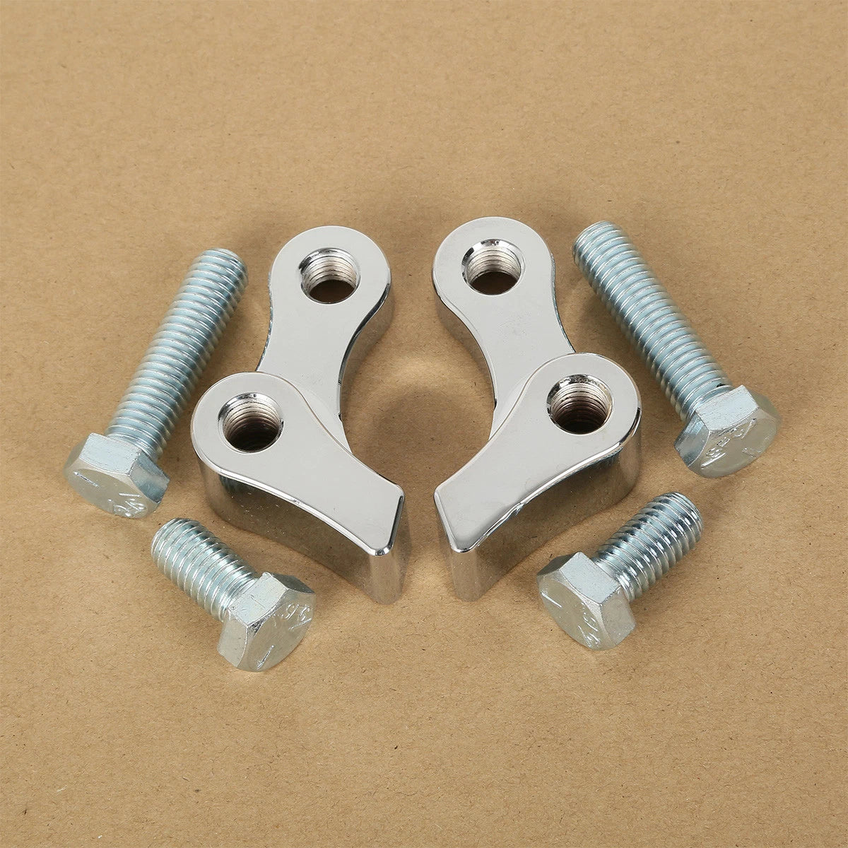 Chrome 1" Adjustable Lowering Kit for Harley Dyna Super Wide Glide (1995–2005)