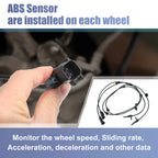 2X Front ABS Sensor No.DA8Z2C204A/DA8Z2C204B for Ford Explorer 