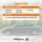 Lower Door Window Reveal Molding Weatherstrip for Pontiac G8 (2008–2009)