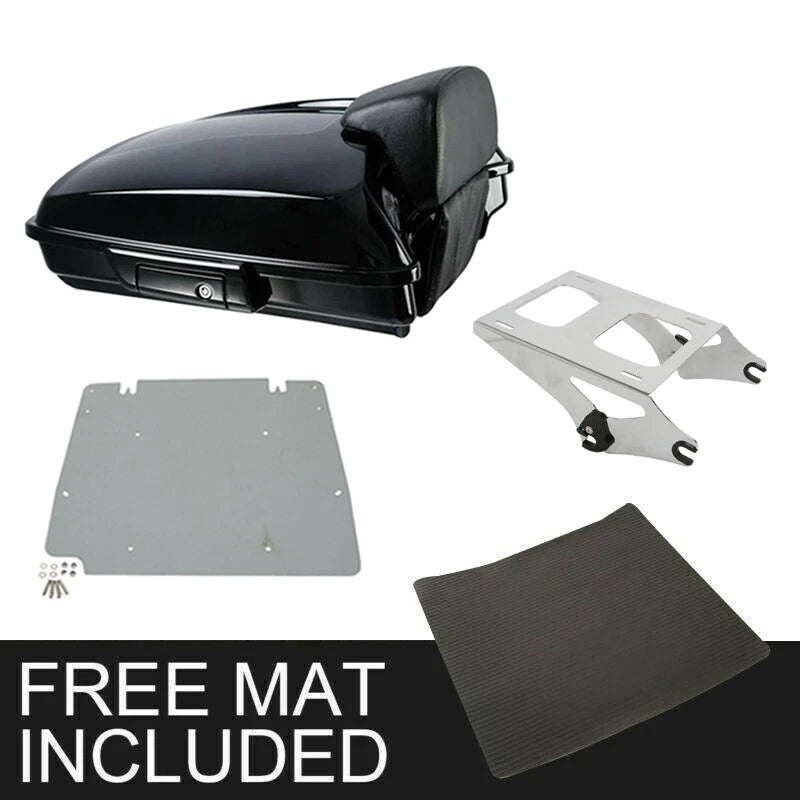 5.5" Backrest Mount Plate for Harley Touring Street Glide (2014–2026)