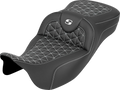 SADDLEMEN RoadSofa Tri Gripper Seat for Harley Davidson (2014–2023)