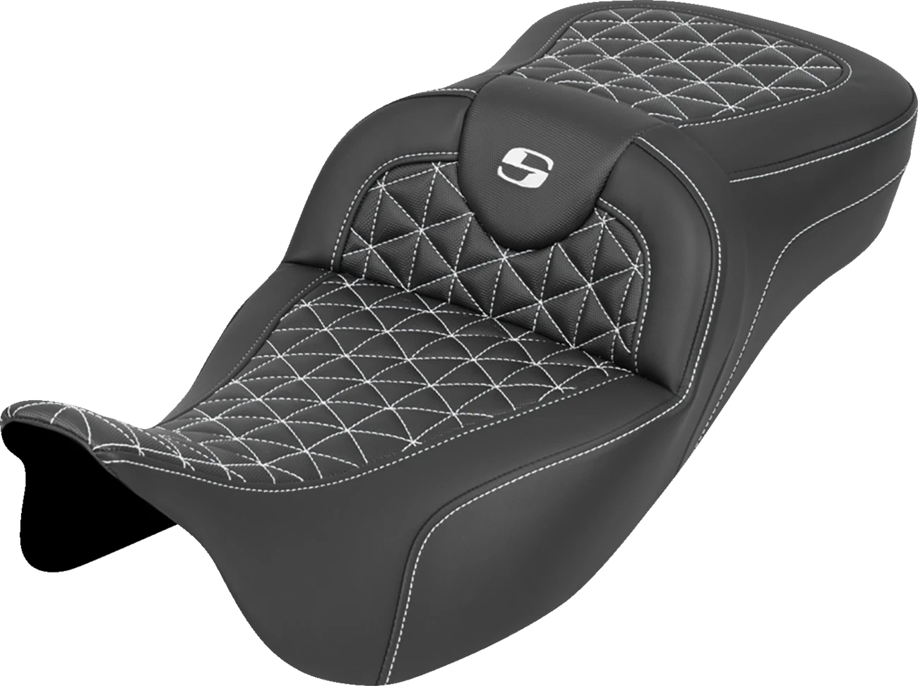 SADDLEMEN RoadSofa Tri Gripper Seat for Harley Davidson (2014–2023)