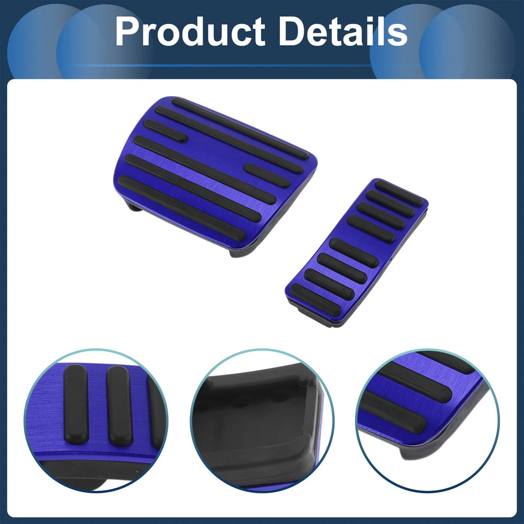Set of 2 Automatic Foot Accelerator Pedal Covers for Audi A4 A5 A6 Q5 (2014–2020)