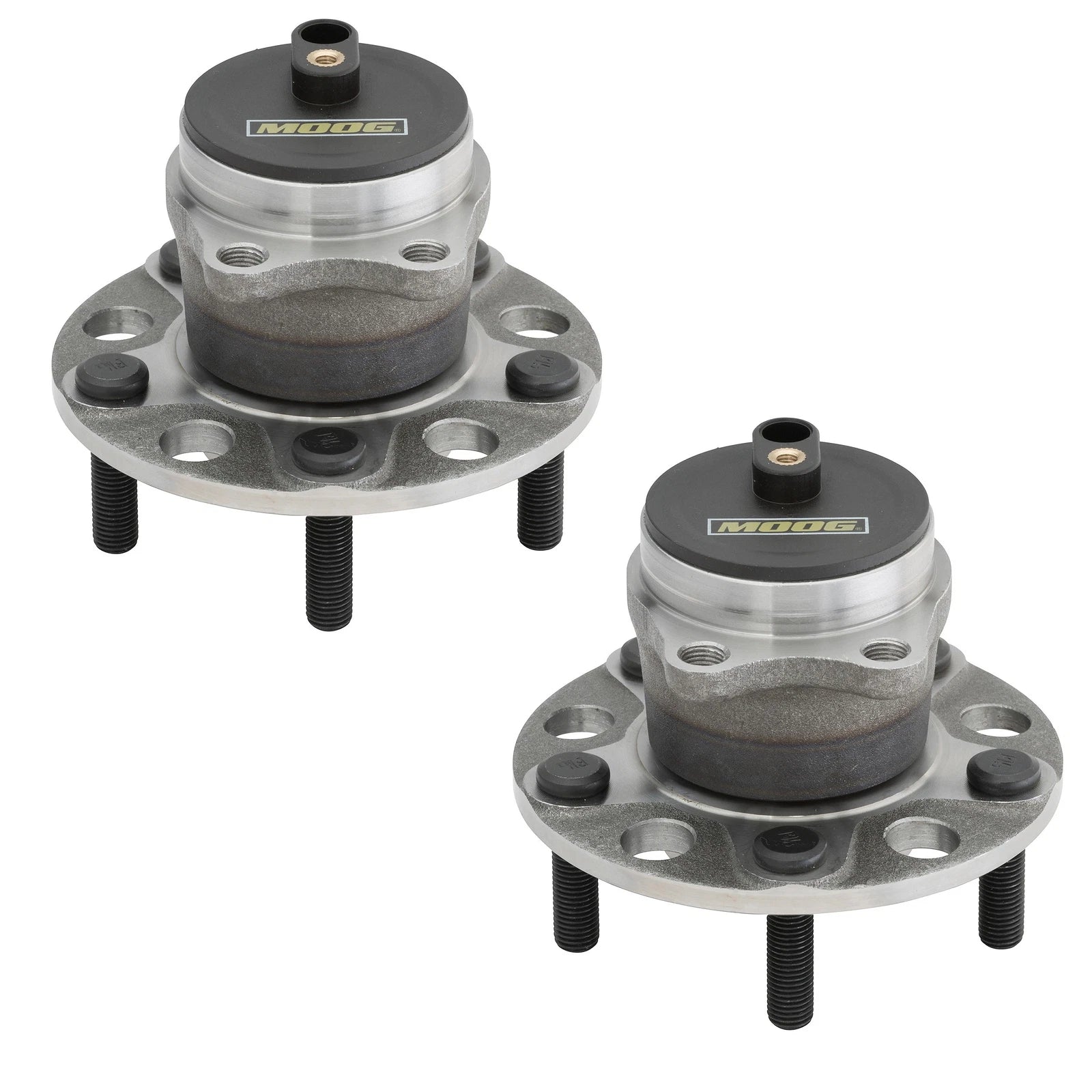 Set of 2 Rear Moog Wheel Bearing Hub Assemblies for Chrysler Dodge Jeep (FWD)