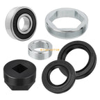 Steering Stem Bearing Seal Holder Nut & Tool Kit for Yamaha Kodiak 400 450 700 (1993–2020)