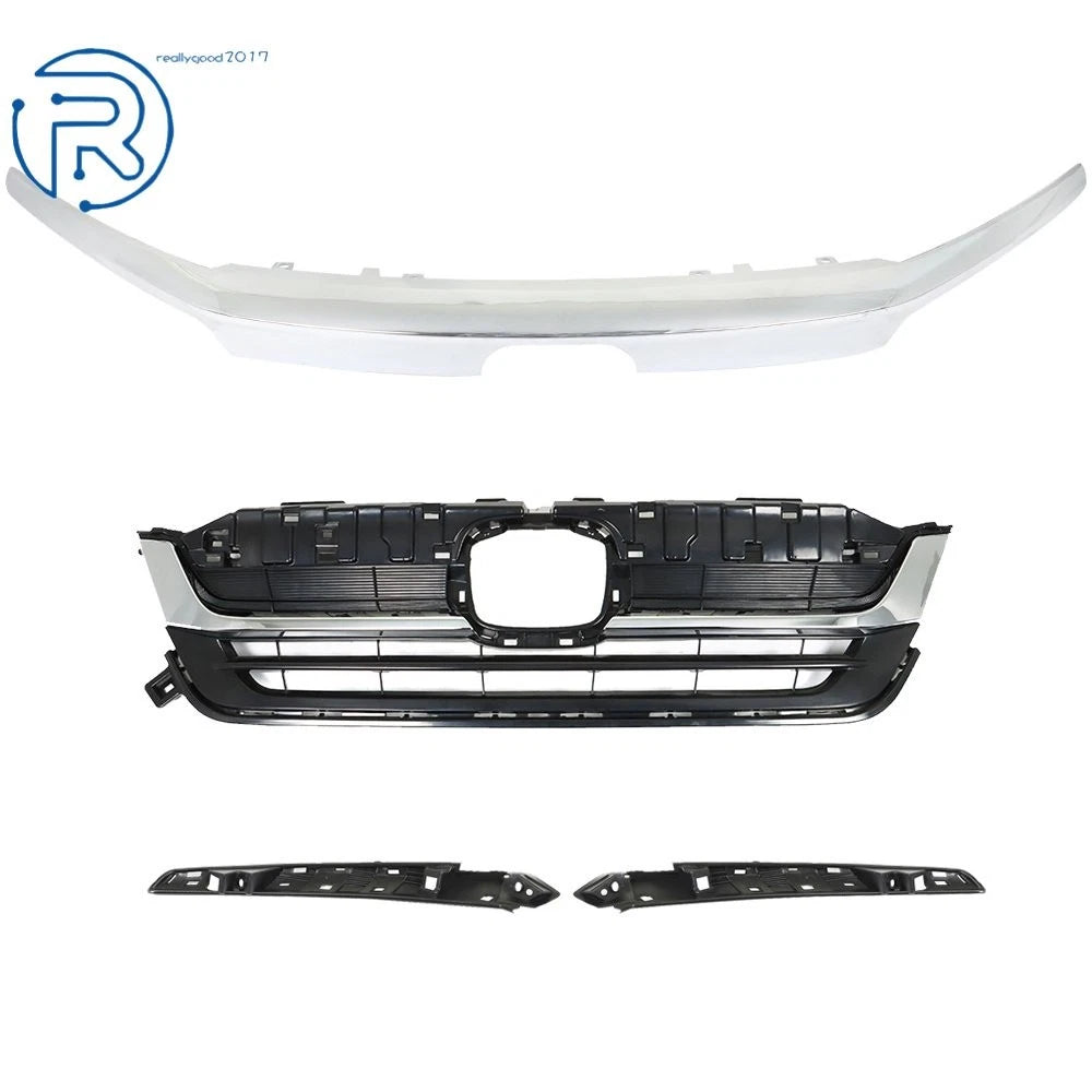 Grill with Chrome Trim for Honda Pilot (2019-2021)