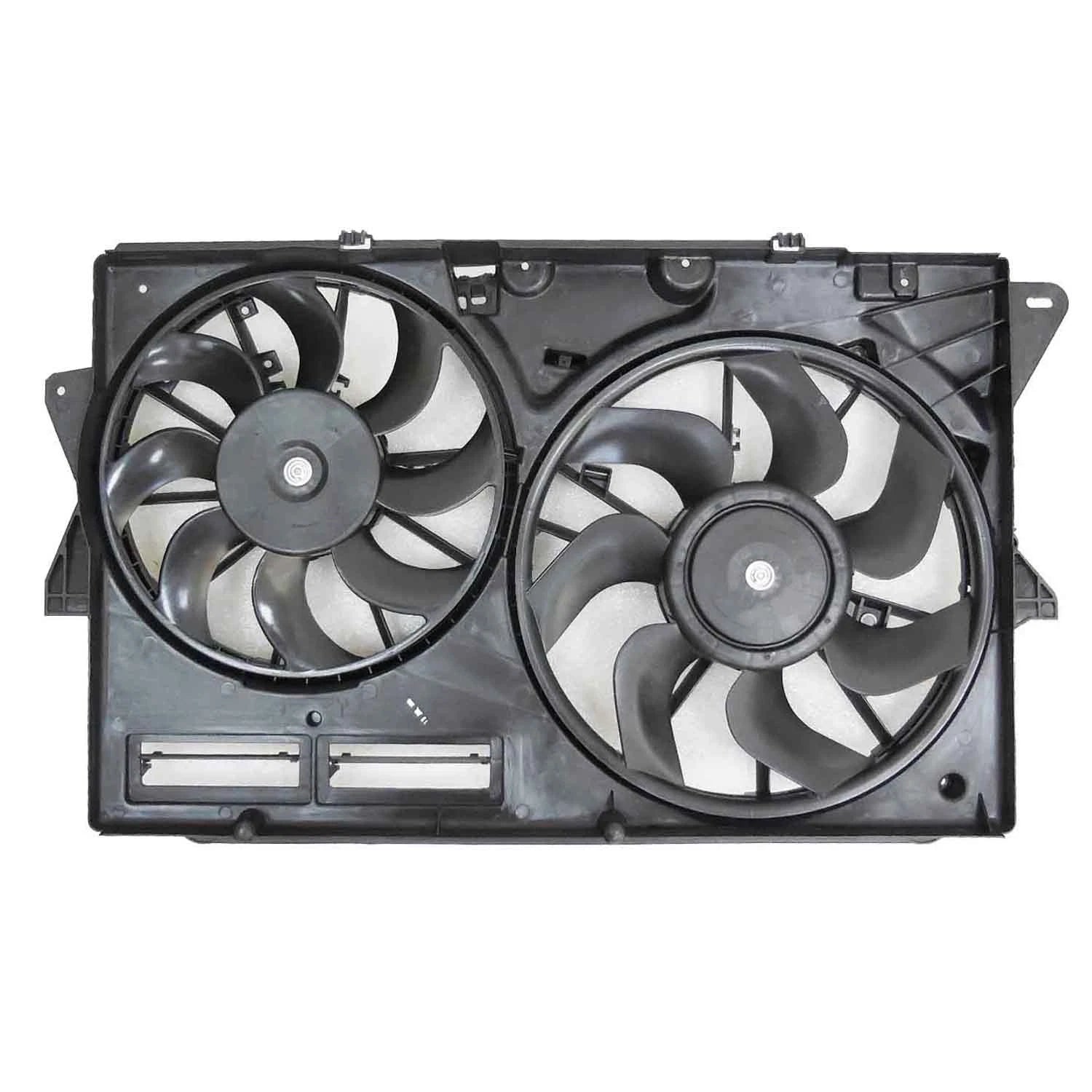 Replacement Radiator/Condenser Fan Assembly w/Two Fans Side By Side
