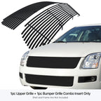Stainless Steel Black Billet Grille Insert for Ford Fusion (2006-2009)