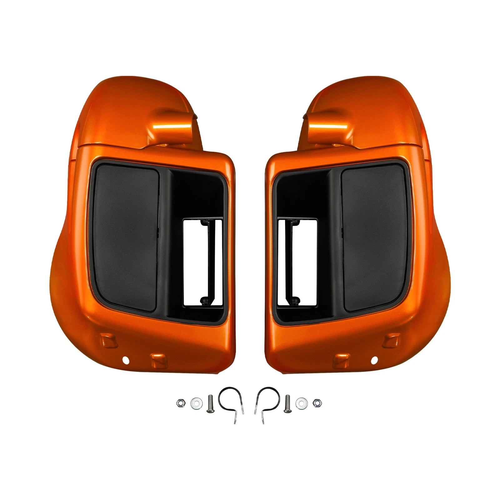 Lower Vented Leg Fairings for Harley Touring Glide (2014–2025) Scorched Orange