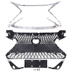 Front Upper Grille with Trim Molding for Lexus ES300H ES350 (2016–2018)