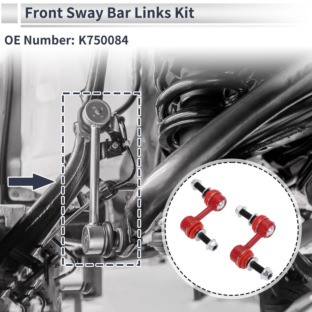 Set of 2 Front Stabilizer Bar Links for Subaru B9 Tribeca (2006–2007) No.K750084